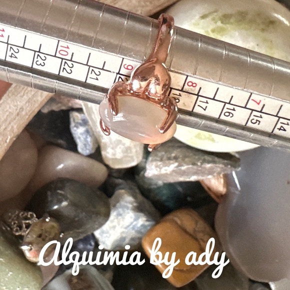 Silver and red crazy lace agate gem ring - Picture 3 of 3